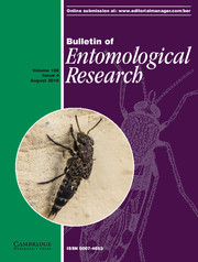 Bulletin of Entomological Research Volume 106 - Issue 4 -
