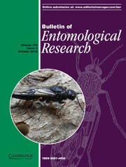 Bulletin of Entomological Research Volume 106 - Issue 5 -