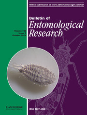 Bulletin of Entomological Research Volume 109 - Issue 5 -