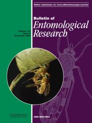 Bulletin of Entomological Research Volume 110 - Issue 6 -