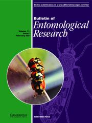 Bulletin of Entomological Research Volume 111 - Issue 1 -