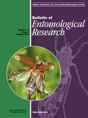 Bulletin of Entomological Research Volume 111 - Issue 5 -