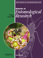 Bulletin of Entomological Research Volume 112 - Issue 1 -