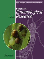 Bulletin of Entomological Research Volume 112 - Issue 2 -