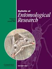 Bulletin of Entomological Research Volume 97 - Issue 5 -