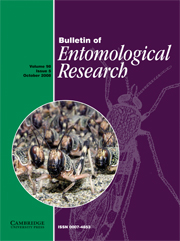 Bulletin of Entomological Research Volume 98 - Issue 5 -
