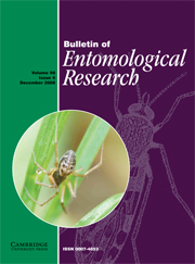 Bulletin of Entomological Research Volume 98 - Issue 6 -
