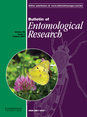 Bulletin of Entomological Research Volume 99 - Issue 4 -