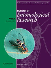 Bulletin of Entomological Research Volume 99 - Issue 6 -