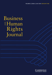 Business and Human Rights Journal Volume 3 - Issue 2 -