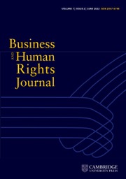 Business and Human Rights Journal Volume 7 - Issue 2 -