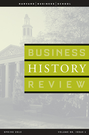 Business History Review Volume 86 - Issue 1 -