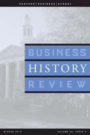 Business History Review Volume 93 - Issue 4 -  New Perspectives in Regulatory History