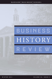 Business History Review Volume 95 - Issue 4 -
