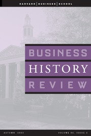 Business History Review Volume 96 - Issue 3 -