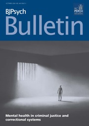 BJPsych Bulletin Volume 48 - Special Issue5 -  Mental health in criminal justice and correctional systems