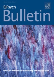 BJPsych Bulletin Volume 49 - Issue 1 -