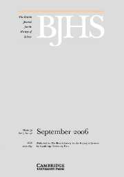 The British Journal for the History of Science Volume 39 - Issue 3 -