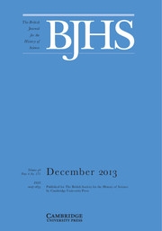The British Journal for the History of Science Volume 46 - Issue 4 -