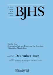 The British Journal for the History of Science Volume 55 - Issue 2 -