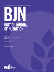 British Journal of Nutrition Volume 108 - Issue 12 -