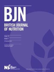 British Journal of Nutrition Volume 110 - Issue 6 -