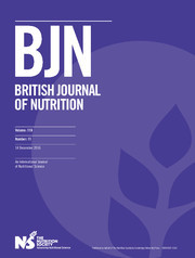 British Journal of Nutrition Volume 116 - Issue 11 -