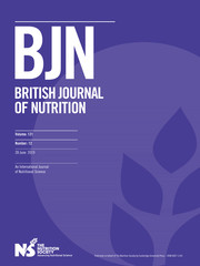 British Journal of Nutrition Volume 121 - Issue 12 -