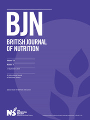 British Journal of Nutrition Volume 122 - Issue 5 -  Special Issue on Nutrition and Cancer