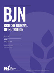 British Journal of Nutrition Volume 122 - Issue 6 -