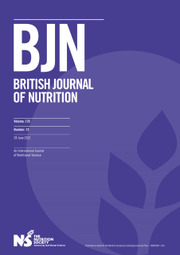 British Journal of Nutrition Volume 125 - Issue 12 -