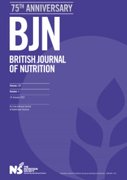 British Journal of Nutrition Volume 127 - Issue 1 -