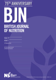 British Journal of Nutrition Volume 127 - Issue 3 -
