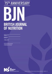 British Journal of Nutrition Volume 127 - Issue 9 -
