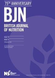 British Journal of Nutrition Volume 128 - Issue 10 -