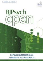 BJPsych Open Volume 9 - SupplementS1 -  Abstracts from the RCPsych International Congress 2023, 10–13 July