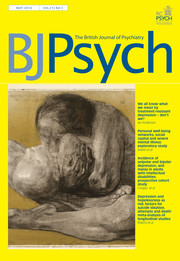 The British Journal of Psychiatry Volume 212 - Issue 5 -