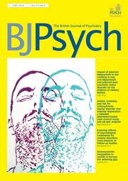 The British Journal Of Psychiatry: Volume 212 - Issue 6 | Cambridge Core