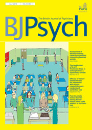 The British Journal Of Psychiatry: Volume 213 - Issue 1 | Cambridge Core