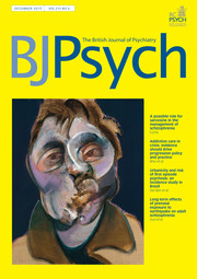 The British Journal Of Psychiatry: Volume 215 - Issue 6 | Cambridge Core