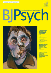 The British Journal of Psychiatry Volume 215 - Issue 6 -
