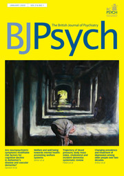 The British Journal of Psychiatry Volume 216 - Issue 1 -