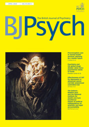 The British Journal Of Psychiatry | Latest Issue | Cambridge Core