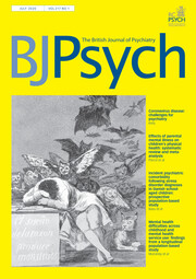 The British Journal Of Psychiatry: Volume 217 - Issue 1 | Cambridge Core