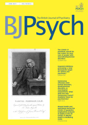 The British Journal of Psychiatry Volume 218 - Issue 6 -