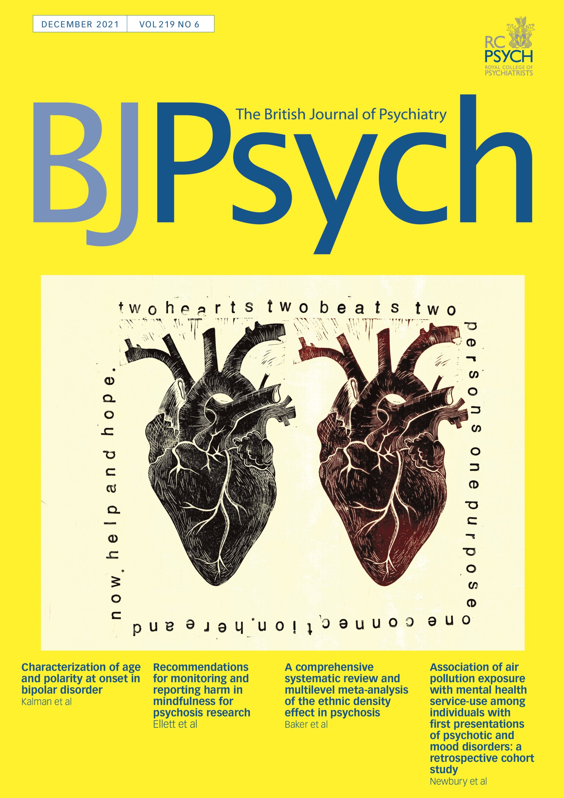 The British Journal of Psychiatry Volume 219 - Issue 6 -