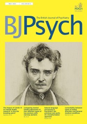 The British Journal of Psychiatry Volume 220 - Issue 5 -