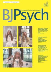 The British Journal of Psychiatry Volume 221 - Issue 1 -
