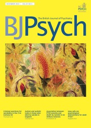 The British Journal of Psychiatry Volume 221 - Issue 5 -