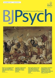 The British Journal Of Psychiatry: Volume 221 - Issue 6 | Cambridge Core